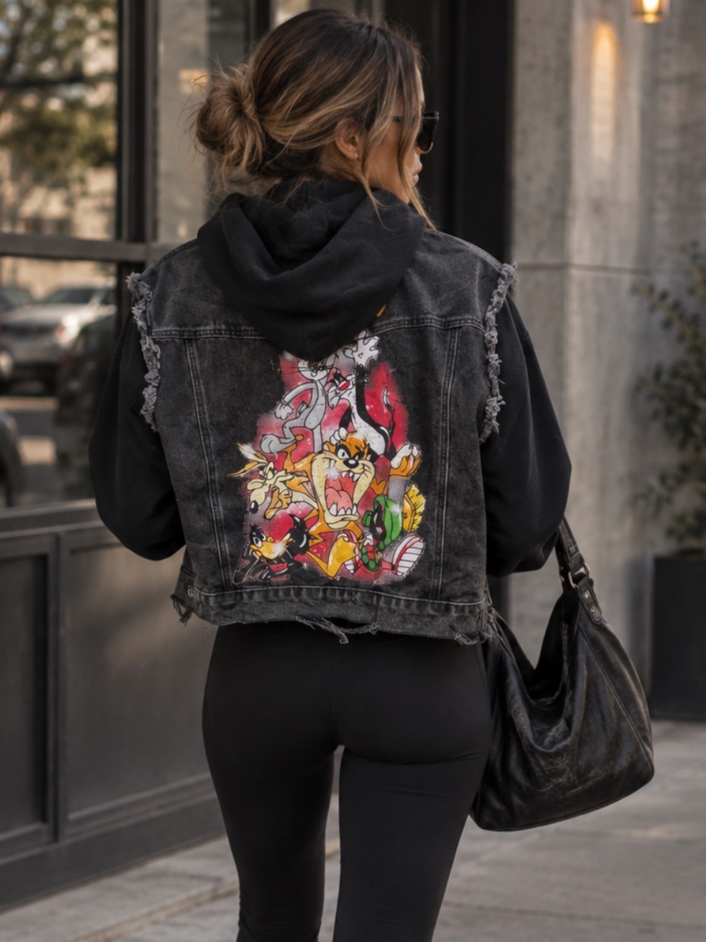 Dolls Kill x Looney Tunes Black Hoodie